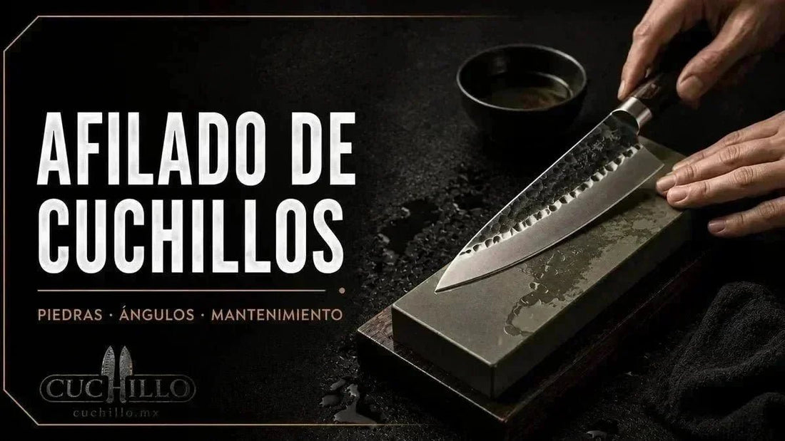 Cómo afilar un cuchillo: guía completa de afilado y mantenimiento del filo - Cuchillo.mx