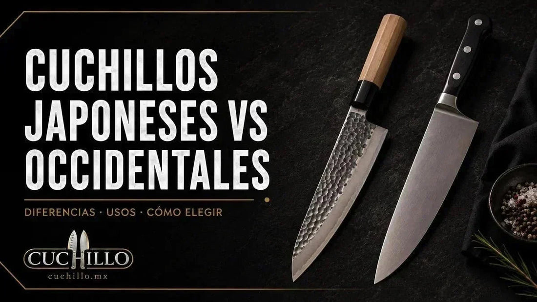 Cuchillos japoneses vs. occidentales: diferencias, ventajas y cuál elegir - Cuchillo.mx