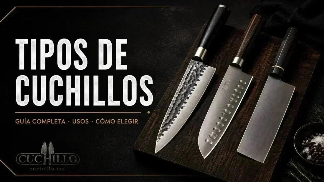 Tipos de cuchillos de cocina: guía completa y usos - Cuchillo.mx